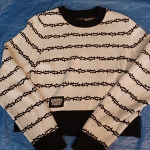 Cropped Lurking Class Sweater